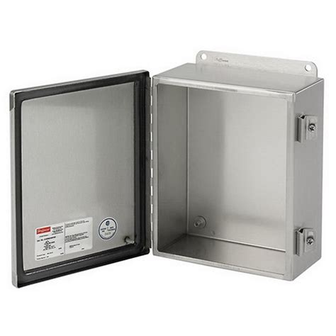 stainless hinged electrical enclosure|hinged waterproof nema electrical enclosures.